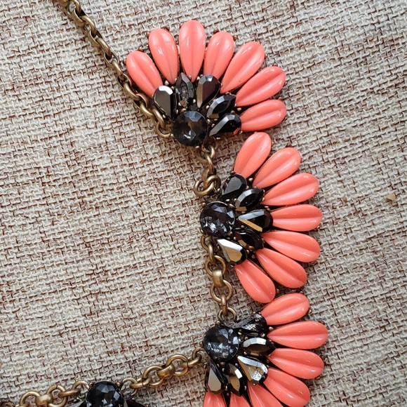 J.Crew Crystal Fan Necklace - Picture 6 of 9